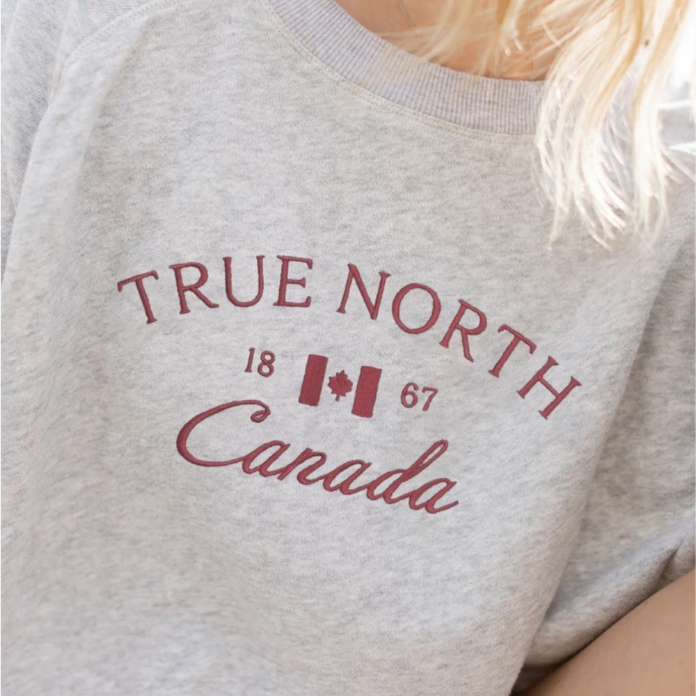 Line Change Gray True North Canada Sweatshirt